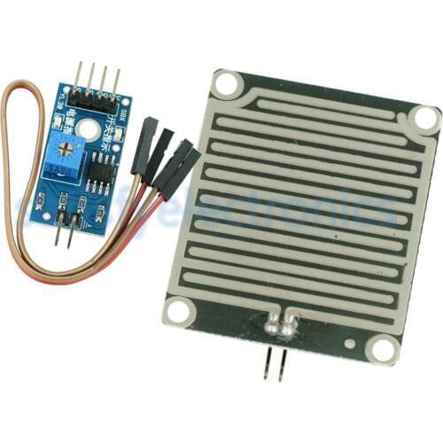 NEW 3.3-5V Rain Raindrops Detection Sensor Weather Humidity Module For arduino