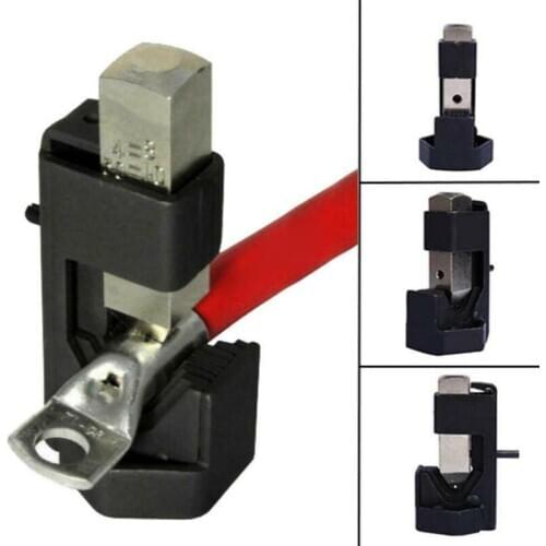 New Electrician Wire Terminal Battery Crimping Plier DIY Connect Spring Loaded Welding Lug Tool Auto Home Durable Cable Hammer