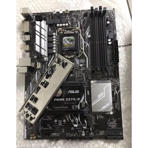 Original motherboard for ASUS PRIME Z270-P DDR4 LGA 1151 64GB DVI HDMI Z170 Desktop motherborad