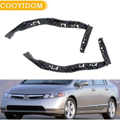Car Front Upper Headlight Cover Strips For Honda CIVIC 2006 2007 2008 2009 2011 2011 FD1 FD2 FD3 FD6 FD7 Headlight Seal Trim
