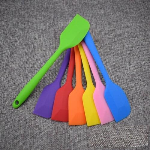 Food Grade Non Stick Butter Cooking Silicone Spatula Set Cookie Pastry Scraper Cake Baking Spatula Silicone Spatula baking