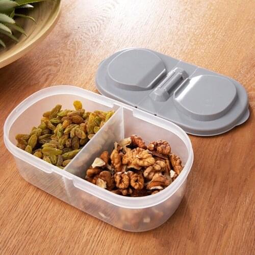 Plastic Kitchen Food Grains Sealed Cans Fridge Freezer Space Saver Organization Food Storage Box Food Fruit Container Box