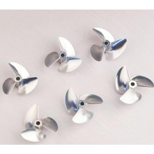 3 blades RC Boat propellers Positive/Opposite CNC Aluminium propellers for RC Brushless Electric Boat 36/38/40/42/44mm
