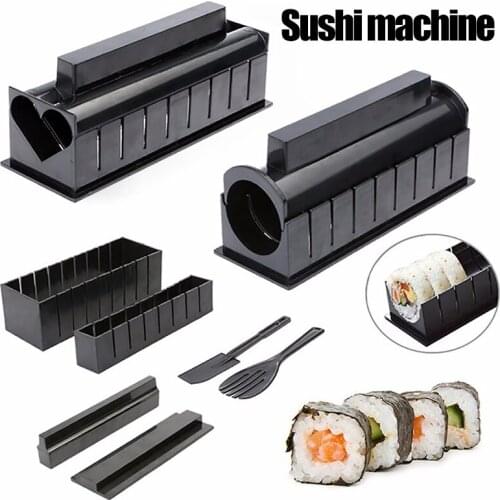 DIY Sushi Maker Set Sushi Making Home Tools Japanese Rice Ball Mold Sushi Roll Mould Multifunctional Kitchen Cooking Tools