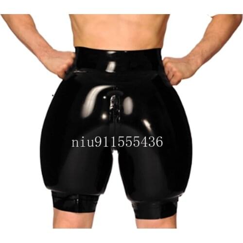 Sexy Latex Inflatable Underwear Boxer Rubber Handmade Men Boxer Shorts Briefs