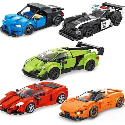 Sports Car Building Blocks High-tech City Racing Car Supercar Bricks 3D Model Toy For Children Birthday Gift Home Decoration