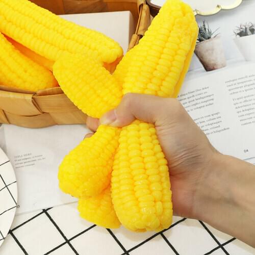 Squishy Corn Antistress Funny Gadget toys Squeese Slow Rising Stress Reliever kawai SimulationVenting Fruit Kids Adult Toys