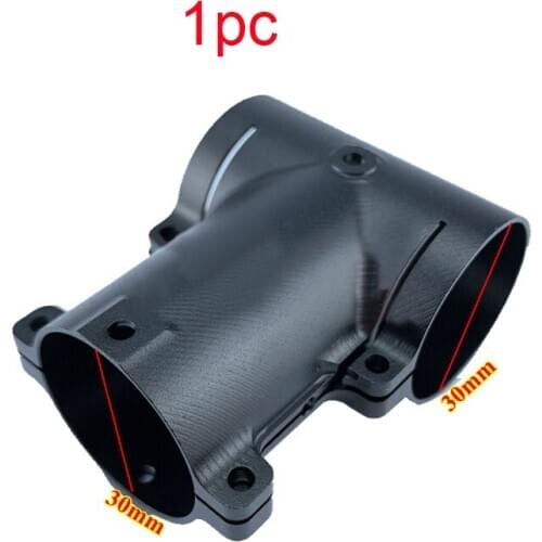 1PC 30 to 30mm Tripod Tee Aluminum Alloy Three-way Joint Carbon Tube T-type Connection Clip Clamp for RC Multirotor UAV Drone