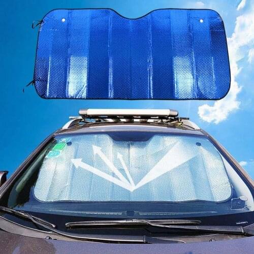 High-quality Windshield Sun Visor Universal Heat Insulation UV Protection Front Window Sunshade Easy to Use for Vehicles