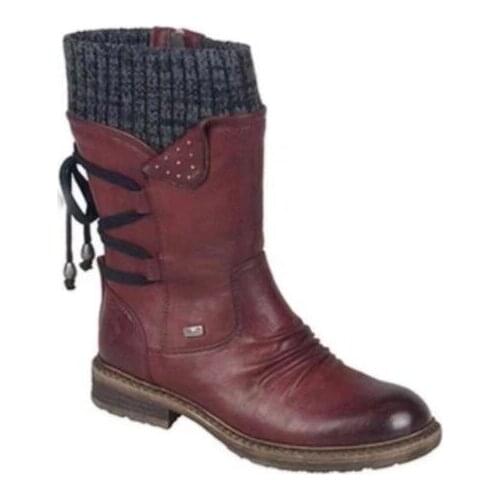 Women short Boots gladiator low heels autumn pu leather winter plus size shoes Booties vintage Shoe hiking Martin mujer K123