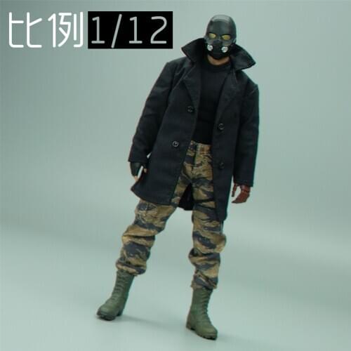1/12 Soldier Jacket for LimToys Metal Gear Solid Snake Uncle 6-inch Action Figure Doll Collectible