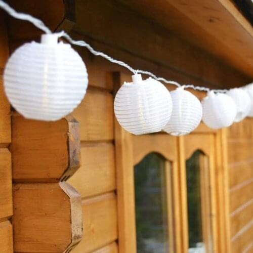 1Pcs Chinese Round String Lamp Cloth Lantern Birthday Wedding Party Decor Gift Craft Diy Lampion Hanging Lantern Ball