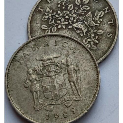 23MM Jamaica ,100% Real Genuine Comemorative Coin,Original Collection