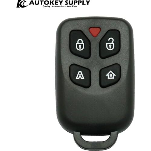 AKBPS103 AUTOKEYSUPPLY 20PCS Burglar Alarm 4 Button Control PX40 Shell With Battery Clip