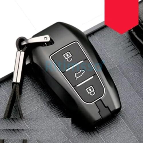 Alloy Car Remote Key Case Cover Shell For Peugeot 308 408 508 2008 3008 4008 5008 Citroen C4 C4L C6 C3-XR Picasso DS3 DS4 DS5