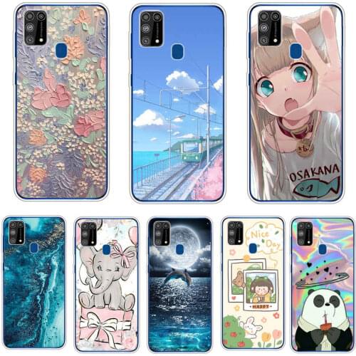 For Samsung Galaxy M31 Case Cover protect Bumper Case For Samsung M 31 Case Soft TPU Silicon Back Phone Case Coque