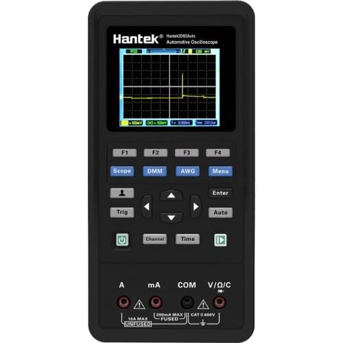 Hantek 2D82auto Digital Osiclloscope 4 in 1 2D82 2 Channels Oscilloscope + Multimeter +Automotive Diagnosis+Waveform Generator