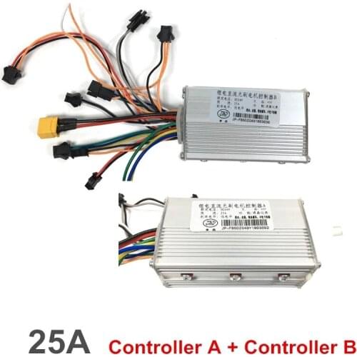 JP 60V 25A 37A Electric Scooter Controller for 60V Dual Motor Electric Kick Scooter E Bike Electric Board use for FLJ Scooter