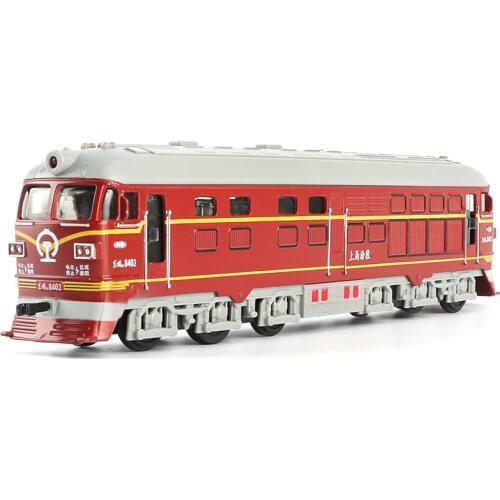 Classic nostalgic 1:87 Dongfeng 8402 train alloy model,sound and light pull back model,exquisite collection&gifts,free shipping