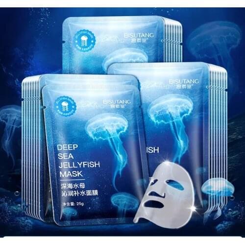 Korea Deepsea Jellyfish Mask Moisturizing Water Nourishment Skin Care Whitening Anti-Aging Oil-Control Acne Treatment Cosmetics