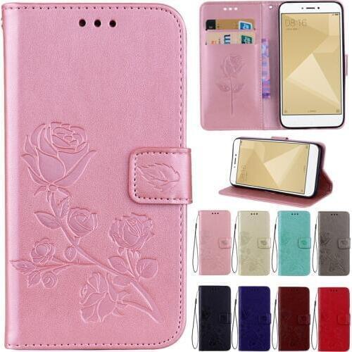 Leather Phone Case For Xiao Mi Redmi 4X Wallet Leather Stand Mobile Phone Cover For Xiaomi Redmi 4X Cases