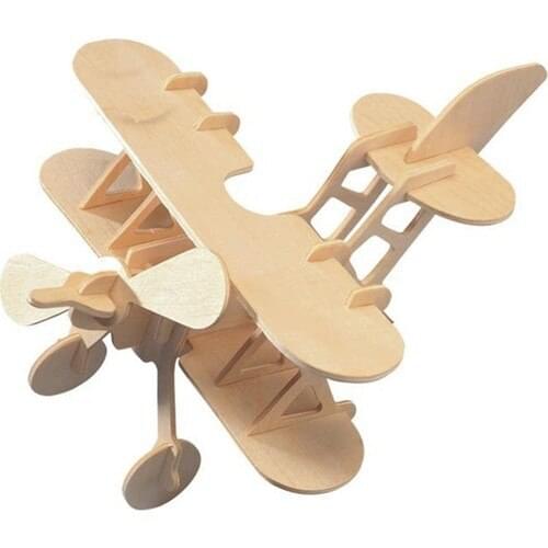 Pi Import 3D Wooden Puzzle-Helicopter
