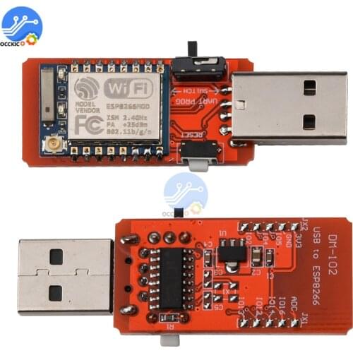 CH340 CH340G USB To ESP8266 ESP-07 Wireless Wifi Developent Board Module Wi-Fi Built-in Antenna To TTL Driver Module