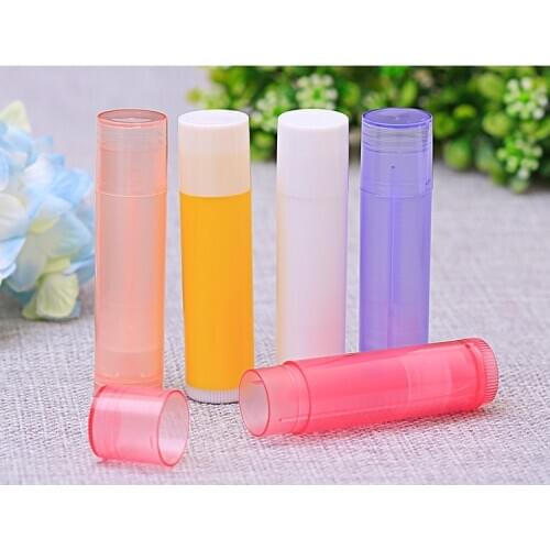 10pcs/lot 5ml 5g Empty Lipstick Tubes Refillable DIY Lip Gloss Case Sample Lip Balm Containers Cosmetic Tool Travel Wholesale