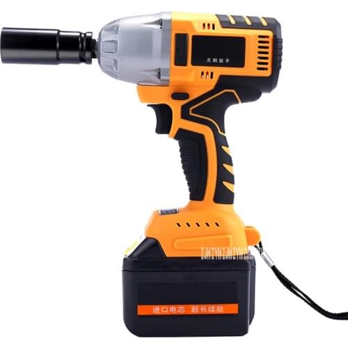 Heavy Duty Electric Power Wrench Large Torque Brushless Electric Charging Spanner Auto Tire Disassembly Machine Maintenance