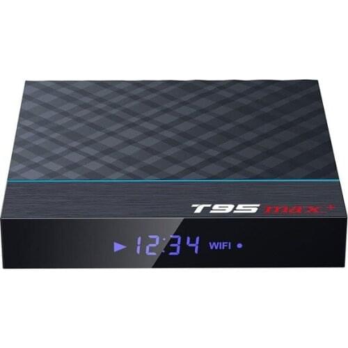 T95 Max Plus Amlogic S905X3 4GB RAM 64GB ROM 5G WIFI bluetooth 4.0 Android 9.0 4K 8K H.265 TV Box