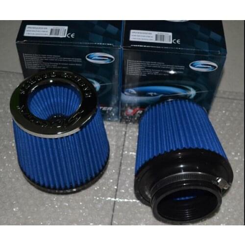 High-flow top quality universal car Cold Air Intake pod Filter Cleaner with 50/63/64/70/76/80/89/90mm neck, 165mm height