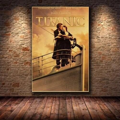 Vintage posters classic movies Titanic/Kill Bill/Fighting Club posters vintage posters and prints