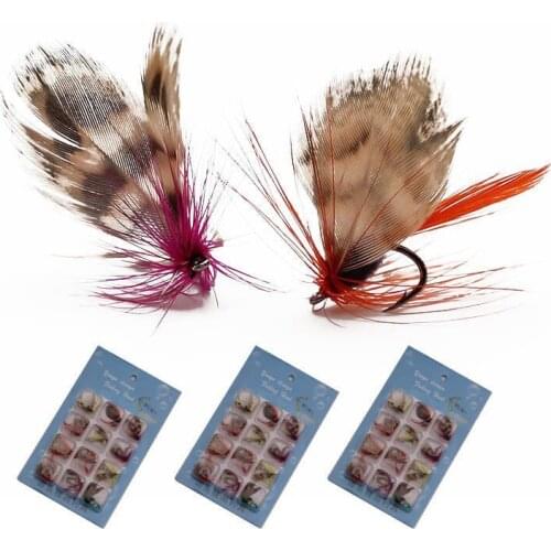 12Pcs/Set Insects Flies Fly Fishing Lures Bait High Carbon Steel Hook Fish Tackle With Super Sharpened Crank Hook Perfect Decoy