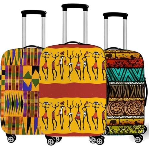 Afro root / girl print luggage cover travel accessories American Africa ladies suitcase protective covers trolley case cover