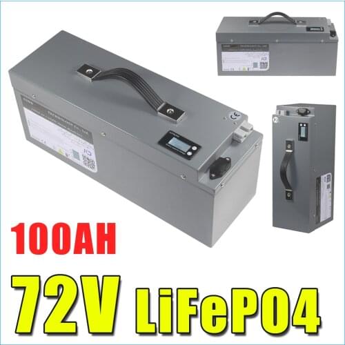 72V 40AH 100H LiFePO4 Battery Electric vehicle AGV Forklift Boat Golf Car starting batteries