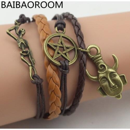 Кожаные браслеты BAIBAOROOM China At AliExpress