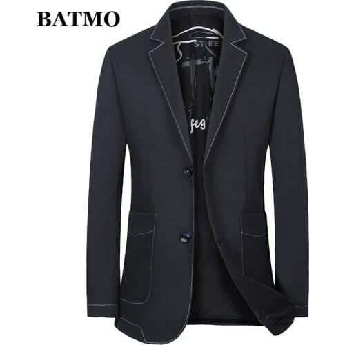 BATMO 2021 new arrival spring&summer high quality thin blazer men,male jackets 21067
