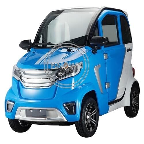 Adult Electric Motorcycle Tricycle Four Wheels Passenger Vehicles Mini Tuk Tuk Car 2 Seat Elderly Mobility Scooter