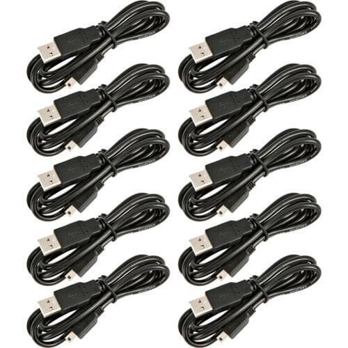 10PCS/Lot Mini USB Charge Charging Cable For Sony PS3 Controller Charging Cable Handle Wireless Controller Accessories Dropship