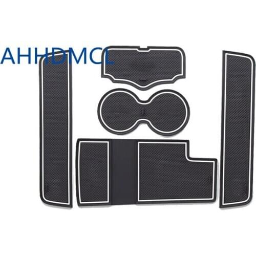 Car Door Groove Mat Gate Slot Cup Armrest Storage Pad Mat For CC 2010 2011 2012 2013 2014 2015 2016 2017 2018