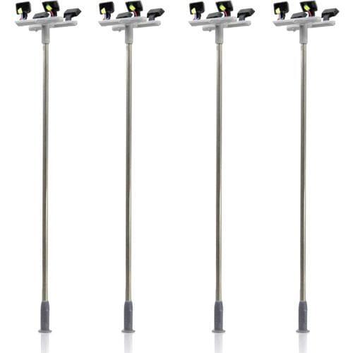 HO scale square street lamp. Stadium overhead light Building sand table model stadium street lamp Moss micro landscape