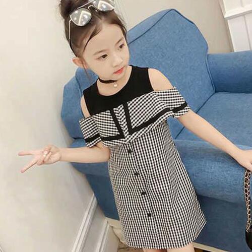 12 girls summer dresses 11 shoulder summer checker girls party christmas princess flower 10 girls dress summer