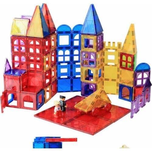 Magnetic Building Blocks Magnetic Tiles Constructor Games Magnet Toy Model Educational Toys For Children