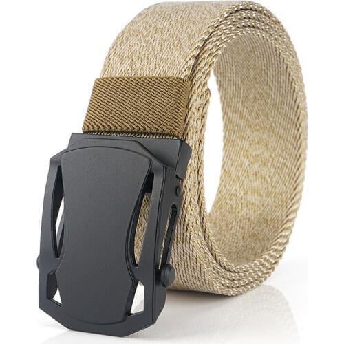 New alloy buckle tactical belt military high quality adjustable nylon belt mens outdoor hunting training jeans accessories