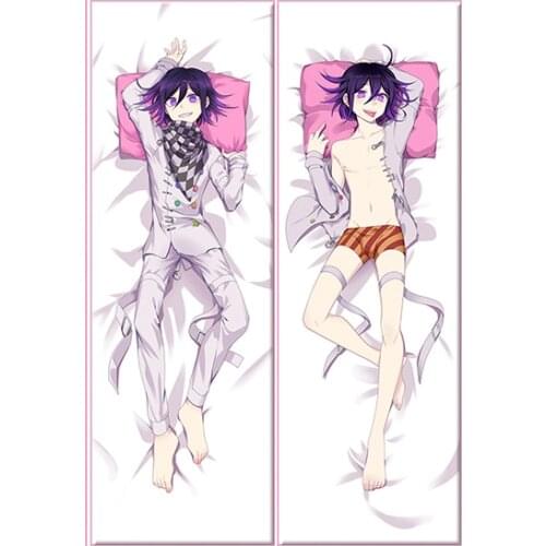 Anime Danganronpa Ouma Kokichi Dakimakura Cosplay Pillow Case BL Hugging Body Dakimakura Pillow Cover Cushion Gift Pillow Cover