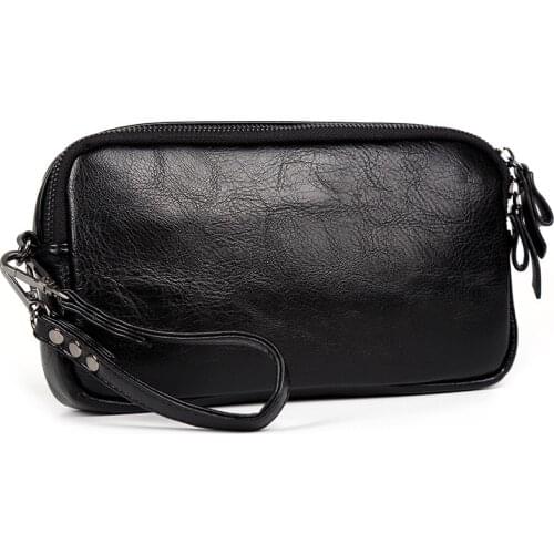 Men bag Leather Weave Knitting Clutch Bag Wallet Handy Bag Handbags Day Clutches Male Large Purses