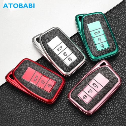 TPU Car Key Cases Smart Keychain Remote Control Protector Cover Skin For Lexus ES350 GS300 GS350 GS430 GS450h IS250 IS350 LS460
