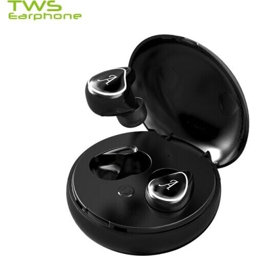TWSearphone A4 Wireless Stereo Earbuds Bluetooth 5.0 Headphone Mini Cordless Earbuds With Microphone Handfree Earset VS QCY