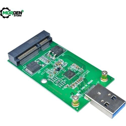 USB3.0 USB 3.0 to mSATA Adapter Card Board for Laptop PC Computer Data Transmission Link Adapter Integrated Circuits