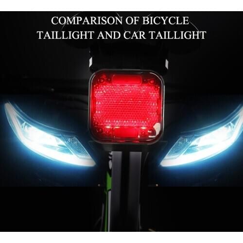 Bicycle Rear Speaker Light With Bluetooth USB Rechargeable Bike Taillight Waterproof Cycling Lights Riding Flashlight D0280